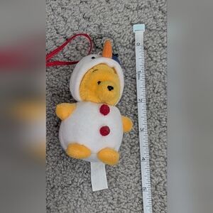 Winnie the Pooh Christmas Stocking and Snowman Plush Set